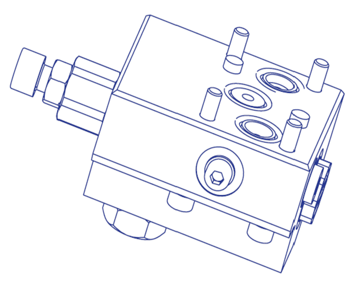 L/S-Filter für TXV-Pumpen von Hydro-Leduc, Skizze