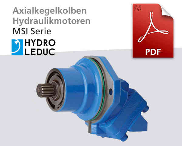 LKW-Hydraulik Motor Baureihe MSI Hydro-Leduc, Katalog-Deckblatt