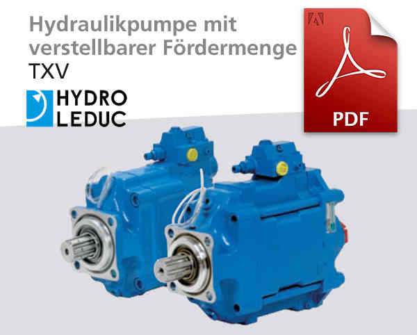 LKW-Hydraulik Verstellpumpen TXV Hydro-Leduc, Katalog-Deckblatt