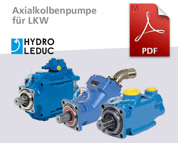 Axialkolbenpumpen von Hydro-Leduc, Gesamtkatalog, LKW-Hydraulik, Pdf-Dokument zum Download