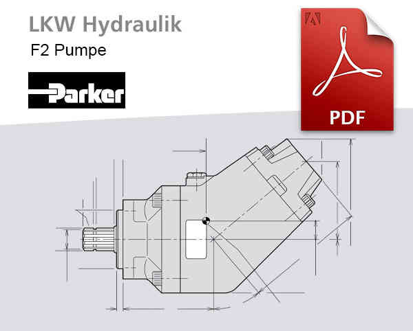 LKW-Hydraulik F2 Pumpe Parker, Katalog-Deckblatt