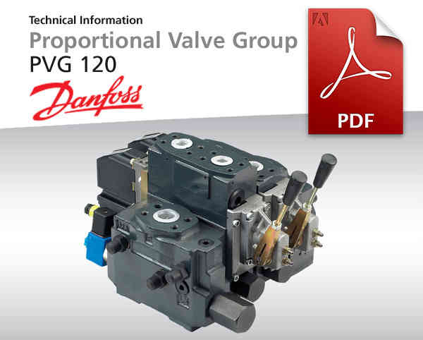 Proportional Valve-Group von Danfoss, PVG 120, Pdf-Dokument zum Download